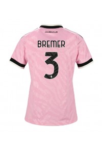 Juventus Gleison Bremer #3 Fotballdrakt Borte Klær Dame 2026-27 Korte ermer